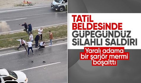 Milas’ta silahlı kavga! Kurşunlar havada uçuştu, yaralı adama bir şarjör mermi boşalttı