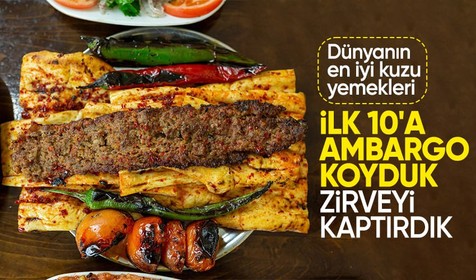 Taste Atlas dünyanın en iyi kuzu yemeklerini açıkladı! Türkiye'den 5 yemek ilk 10'da