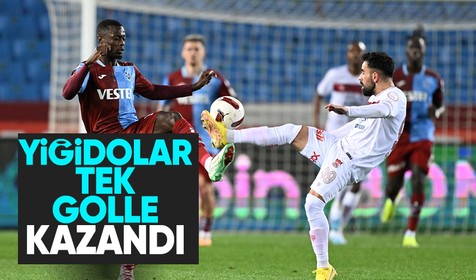 Sivasspor tek golle Trabzonspor'u yendi