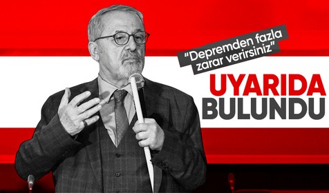 Naci Görür 'felaket olur' diyerek uyarıda bulundu!