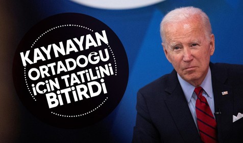 Ortadoğu'da tansiyonun yükselmesi sonucu Biden tatilini yarıda kesti