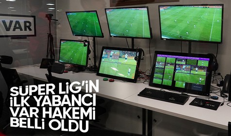 Son Dakika: Süper Lig'in ilk yabancı VAR hakemi belli oldu! MKE Ankaragücü - Gaziantep FK maşında görev alacak