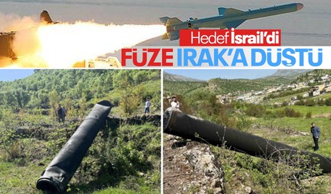 İran İsrail'e attı... Füze komşu ülke Irak'a düştü