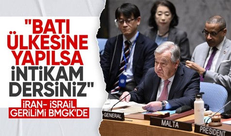 BMGK'de İran-İsrail gerilimi: Batı ülkesine yapılsa intikamdan bahsedersiniz
