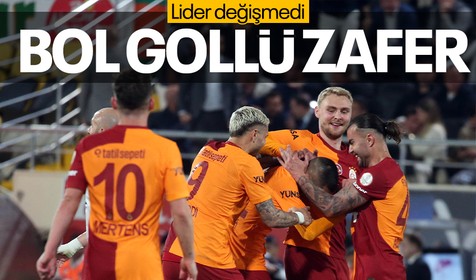 Galatasaray, deplasmanda Alanyaspor'u 4-0 yendi