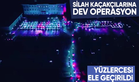 Son dakika! 74 ilde silah kaçakçılarına operasyon! 707 silah ele geçirildi