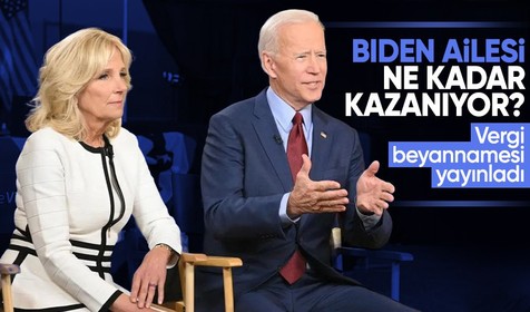 2023'te 619 bin dolar kazanan Biden ailesi ne kadar vergi ödedi?