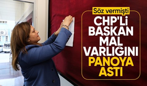 Afyonkarahisar Belediye Başkanı CHP'li Burcu Köksal sözünü tuttu mal varlığını belediye astı