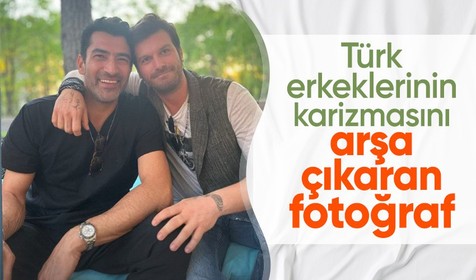 Sinem Kobal'dan karizmayı arşa çıkaran kareler! Kıvanç Tatlıtuğ ile Kenan İmirzalıoğlu yanyana