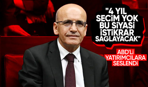 Mehmet Şimşek ABD'de yatırımcılara seslendi: Türkiye'de istikrar ekonomiyi güçlendirecek