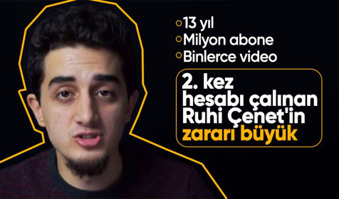 YouTuber Ruhi Çenet'in hesabı ikinci kez hacklendi! İşte zararın faturası
