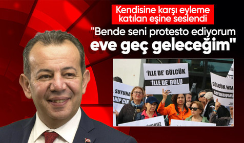 Tanju Özcan'ın eşi Meral Özcan belediyeye karşı protesto eylemine katılıp meclisi bastı!