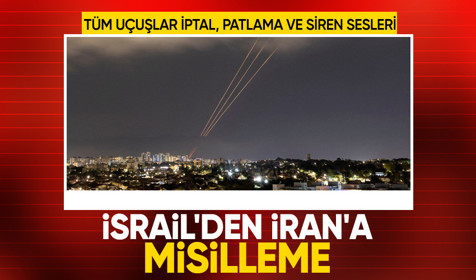İsrail'den İran'a beklenen yanıt geldi! Patlamaların peşinden tüm uçulşar iptal edildi