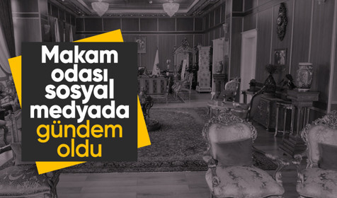 Manisa Yunusemre Belediyesi'nin makam odası gündem oldu