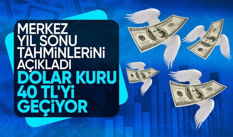 Son dakika! Merkez Bankası yıl sonu enflasyon ve dolar tahminini açıkladı