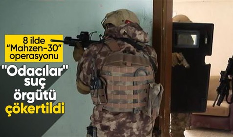 İstanbul'da nokta operasyon: Odacılar suç örgütü çökertildi