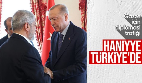 Son Dakika: Cumhurbaşkanı Erdoğan, İsmail Haniye ile görüştü