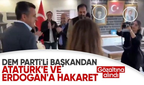 Son Dakika: Sur Belediyesi'nde Atatürk'e ve Cumhurbaşkanı Erdoğan'a hakaret! Bir kişi gözaltına alındı
