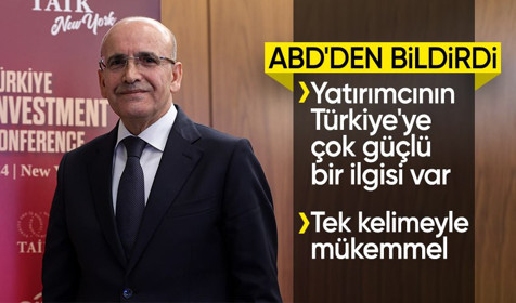 Bakan Mehmet Şimşek ABD'den bildirdi: Yatırımcınınilgisi tek kelimeyle mükemmel