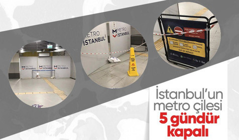 Metro sorunu devam ediyor! 5 gündür kapalı