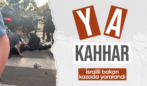 Aracı ters döndü: İsrailli ırkçı Bakan Ben-Gvir trafik kazasında yaralandı