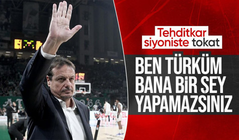 Ergin Ataman'dan tehditkar siyoniste sert cevap! "Ben Türküm kimse bana bir şey yapamaz"