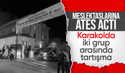 Adıyaman Altınşehir Polis Karakolu'nda bir polis, meslektaşlarına ateş açtı