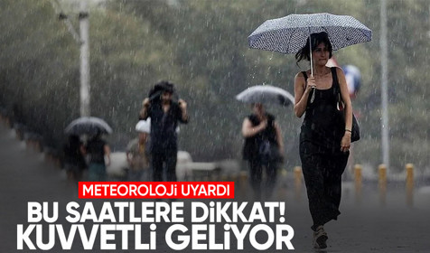Meteorolojiden İç Anadolu ve Batı Karadeniz için kuvvetli yağış uyarısı