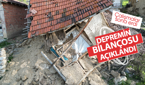 Tokat'ta yaşanan depremin bilançosu açıklandı