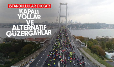 İstanbul yarı maratonu ve bisiklet turunda hangi yollar kapalı? Valilik alternatif güzergahları açıkladı