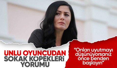 Ünlü oyuncu Deniz Çakır'ın "sokak hayvanları" yorumu çok konuşuldu