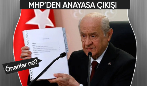 MHP'den AK Parti'yi köşeye sıkıştıracak 'Yeni Anayasa' teklifi: Cumhurbaşkanı yardımcısı seçimle belli olsun
