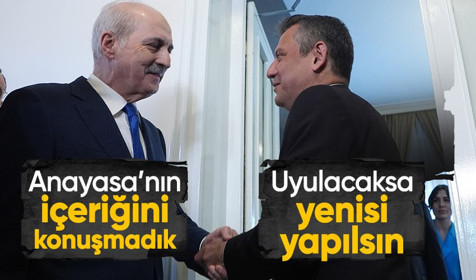 CHP ile 'Yeni Anayasa' görüşmeleri tamamlandı! Kurtulmuş ve Özel'den açıklamalar