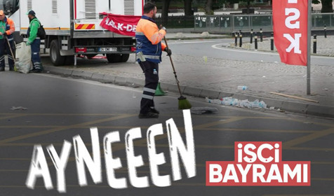 1 Mayıs'ın ardından: Ortalığı birbirine katan sendika üyelerinin pisliğini yine işçiler temizledi