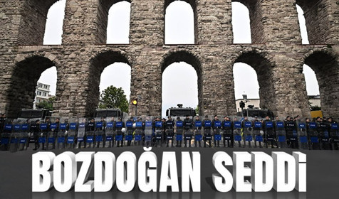 İstanbul'da 1 Mayıs | Polisler Bozdoğan Kemeri'nde etten duvar ördü