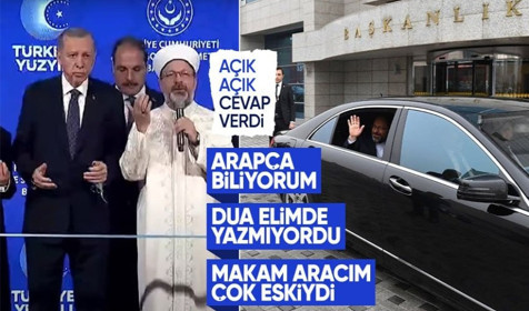 Ali Erbaş hakkındaki AUDİ A8 marka araç iddiaları hakkında ilk kez konuştu
