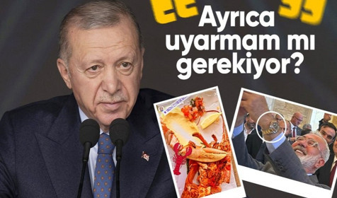 Cumhurbaşkanı Erdoğan'dan Rolex saat ve ıstakoz tepkisi: Ayrıca uyarmam mı gerekiyor?