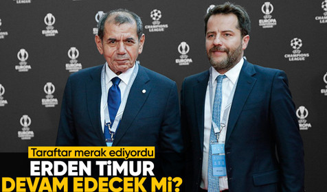 Erden Timur'la yola devam edecek mi? Dursun Özbek açıkladı