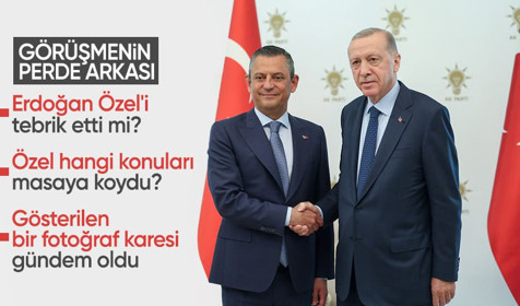 Özgür Özel ile Cumhurbaşkanı Erdoğan ne konuştu? Vera'nın fotoğrafını gündem oldu