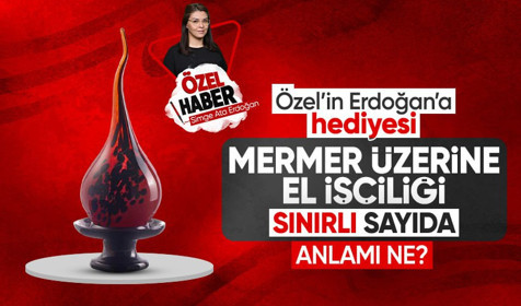 Özgür Özel'den Cumhurbaşkanı Erdoğan'a 'Cumhuriyet Ateşi' objesi | Anlamı ne?