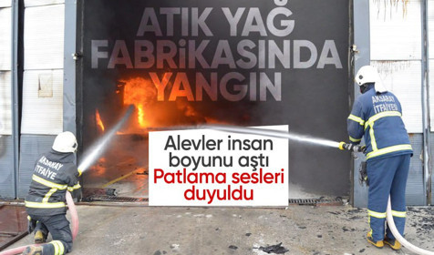 Son Dakika: Aksaray'da atık yağ fabrikasında yangın: Alevler insan boyunu aştı