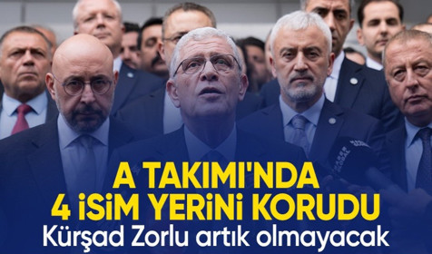 Son Dakika: Müsavat Dervişoğlu'nun A Takımı belli oldu! Türkeş'in kızı listede, Kürşad Zorlu yok