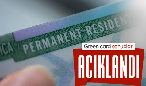 Green Card, sonuçları açıklandı