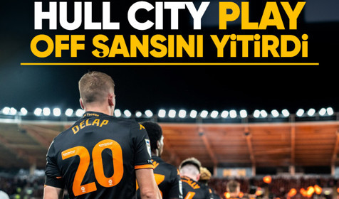 Plymouth'a kaybeden Hull City, Championship'te play-off'a kalamadı