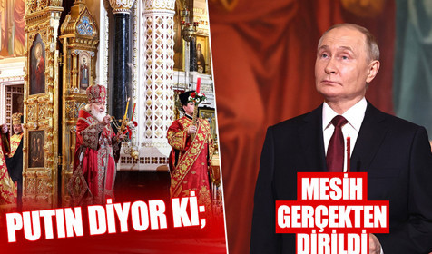 Putin: Mesih gerçekten dirildi