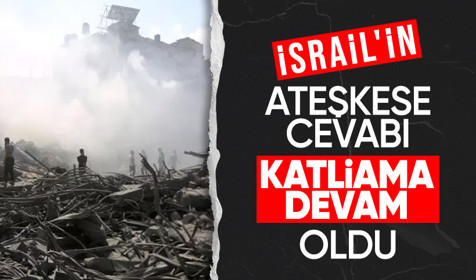 Hamas'ın ateşkes onayının ardından İsrail, Refah'ın doğusuna saldırı düzenledi