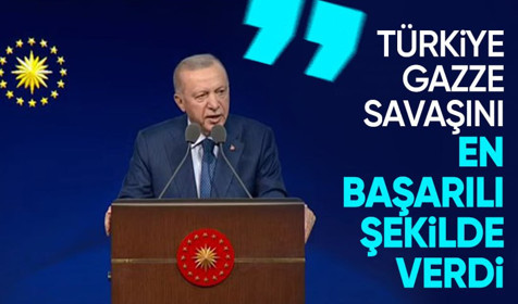 Son dakika! Cumhurbaşkanı Erdoğan: Türkiye Gazze sınavını en başarılı veren ülkelerden biri