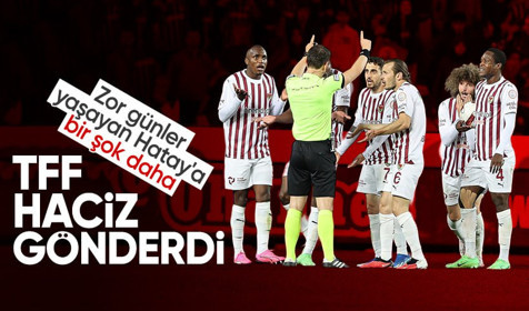 TFF'den Hatayspor'a haciz şoku