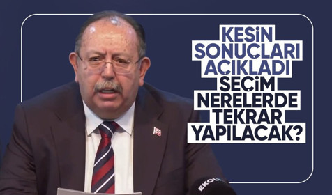YSK Başkanı 31 Mart seçimlerin kesin sonuçlarını açıkladı