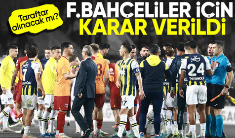 Fenerbahçe taraftarı Galatasaray deplasmanına alınacak